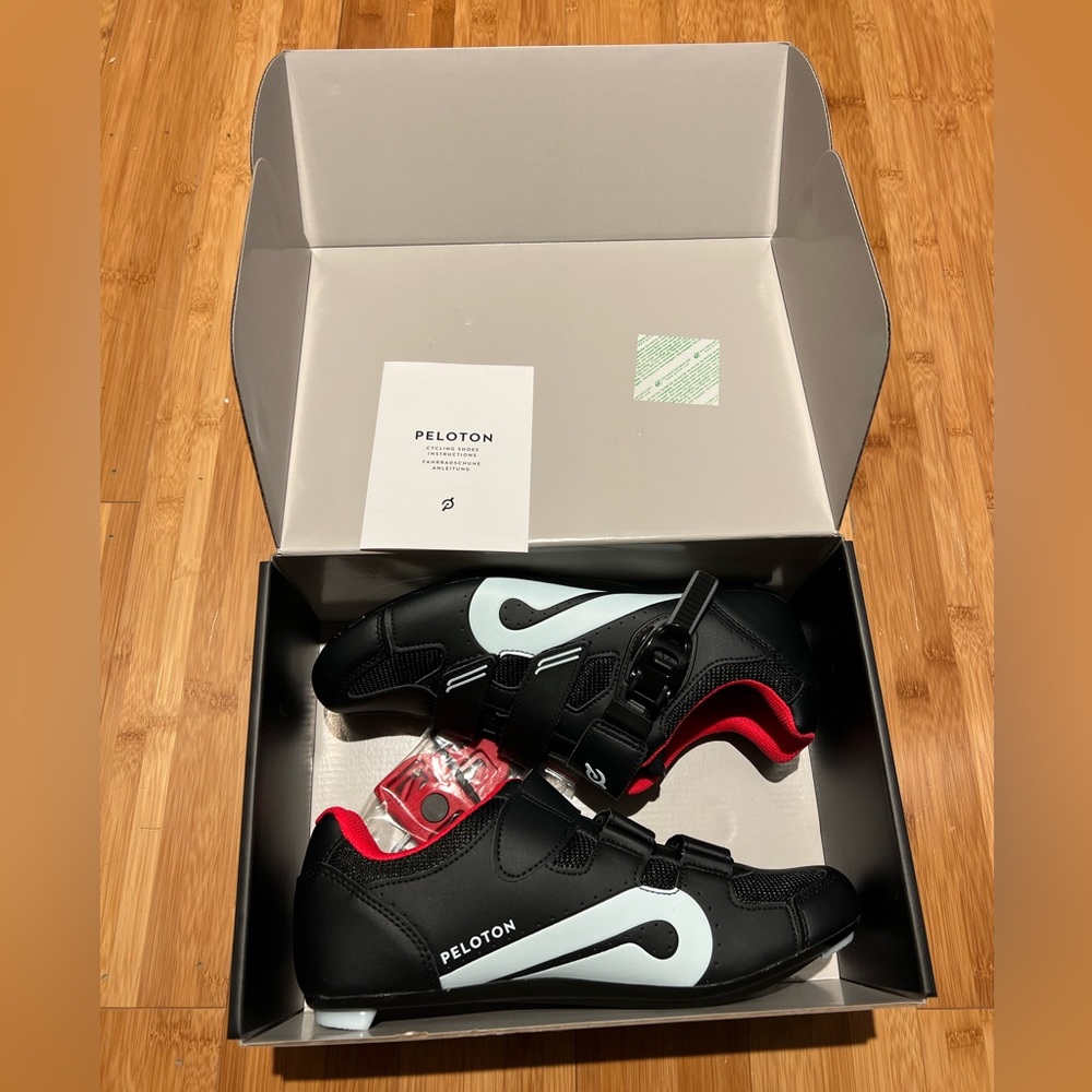 Never used Peloton cycling shoes